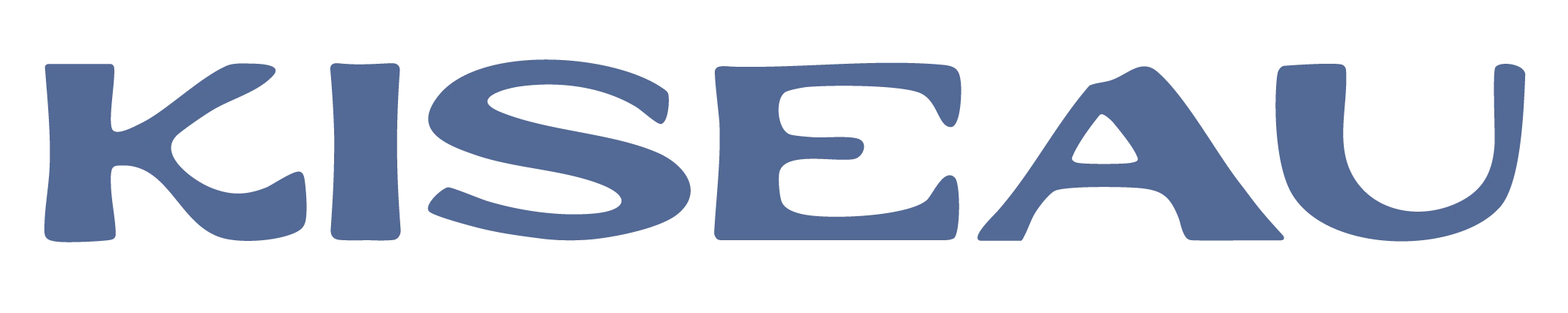 Kiseau logo in blue, sustainable women’s underwear brand focused on organic cotton and eco-friendly design.