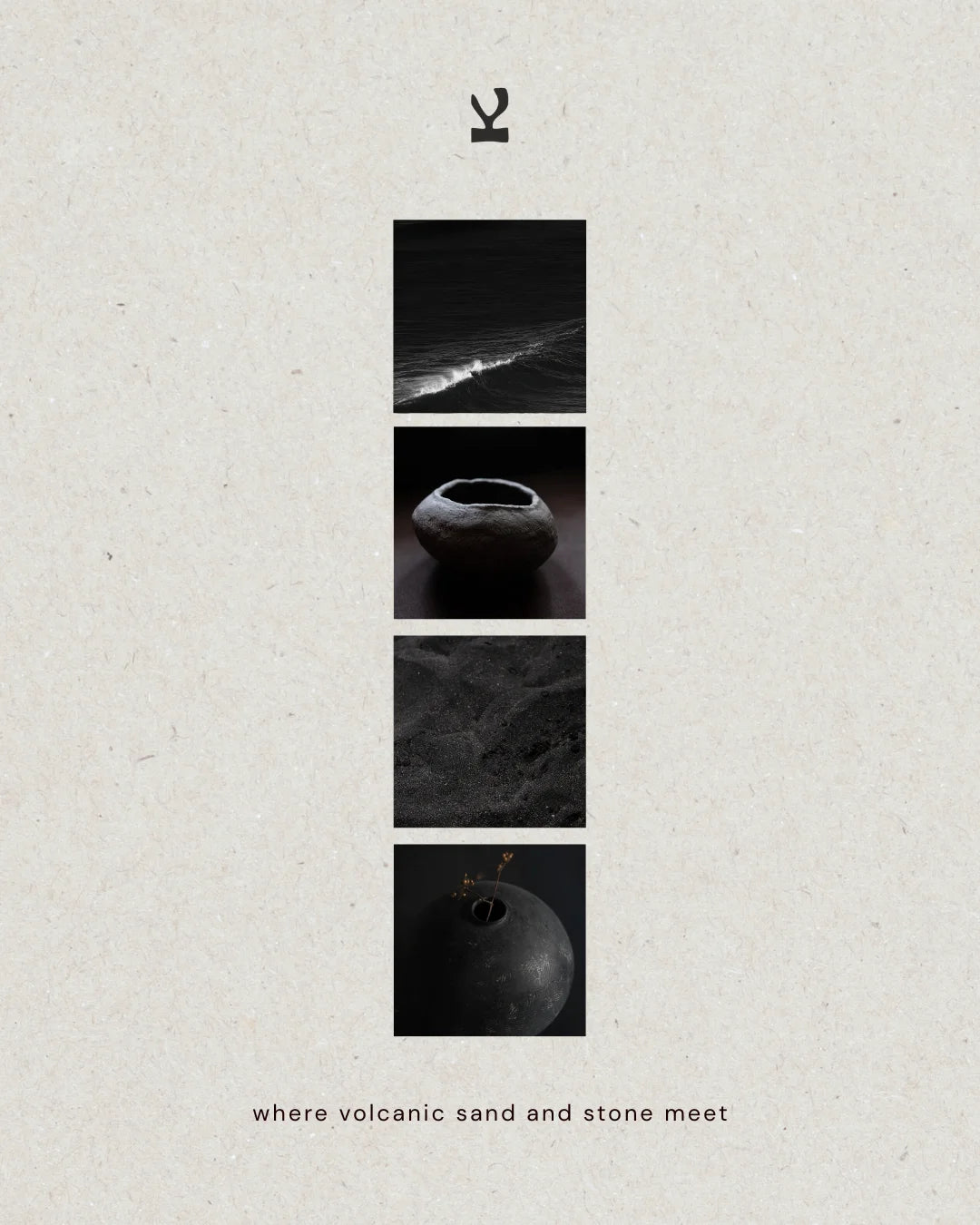 Kiseau Charcoal — where volcanic sand meets stone, Icelandic seaweed-infused organic cotton underwear