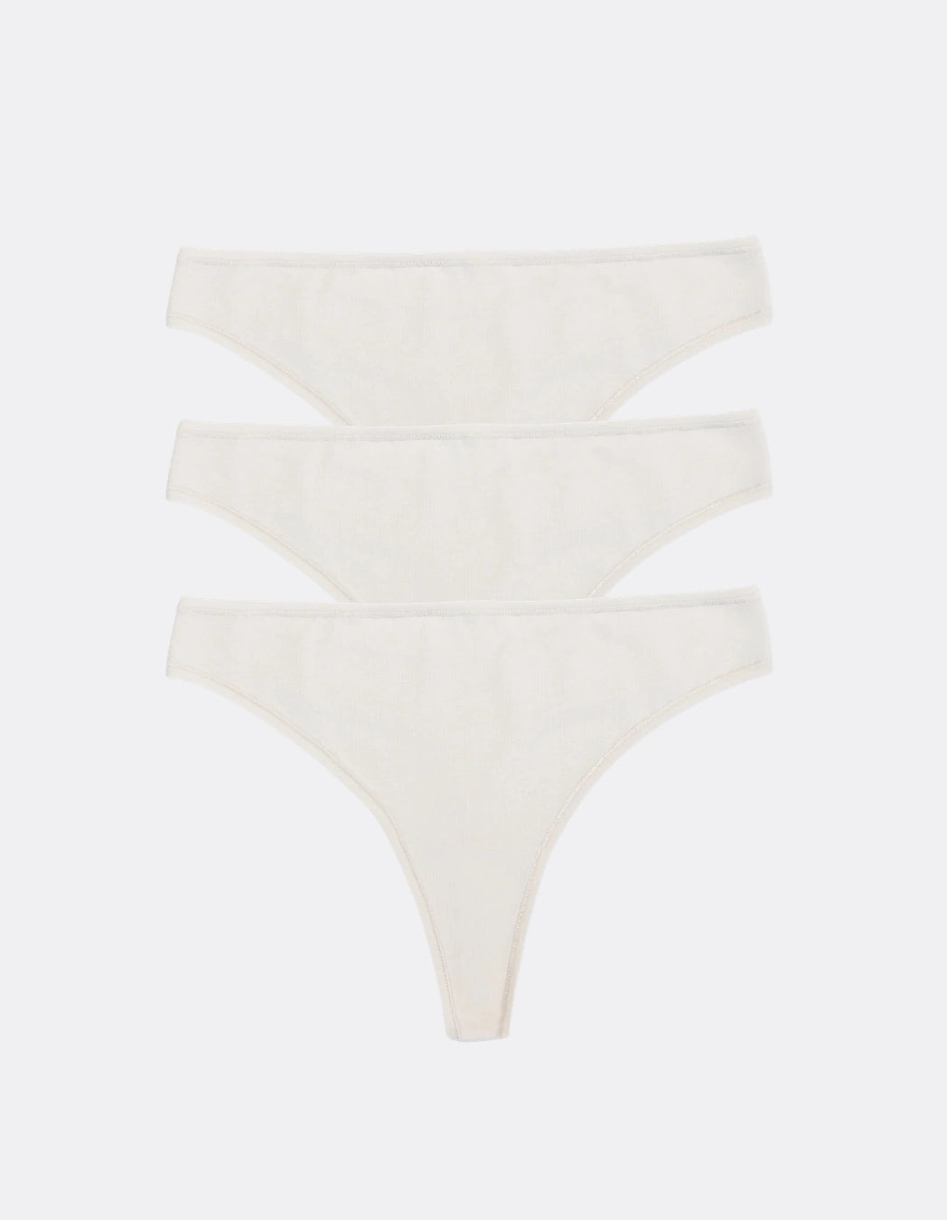 Classic Thongs · Bundle of 3 · Natural Undyed