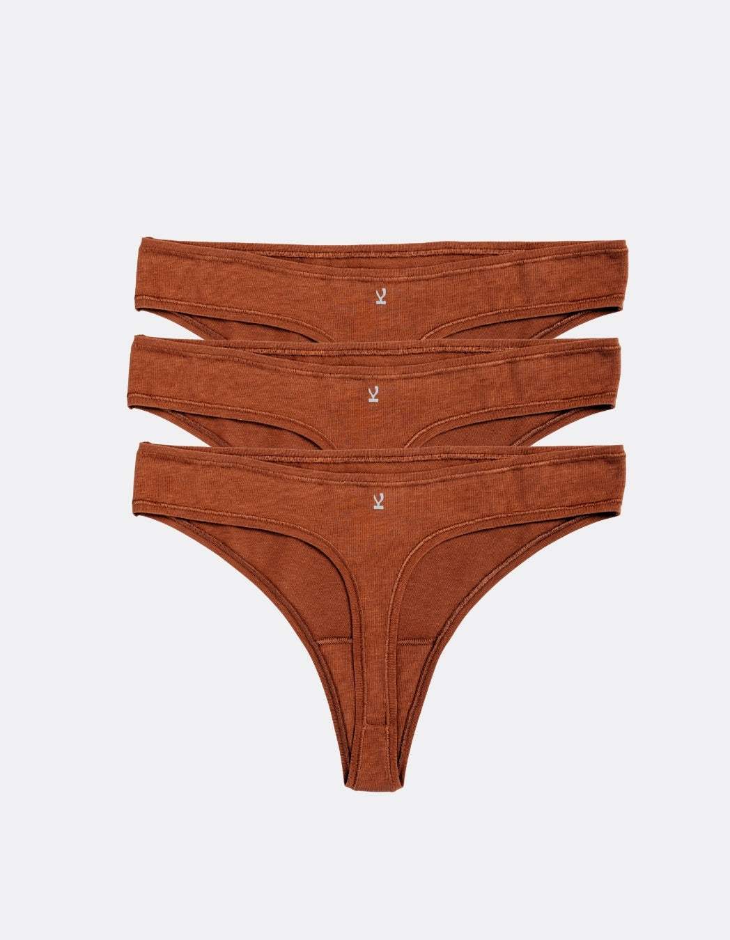 Bralette + 3 Pairs · Classic Thongs · Terra Cotta