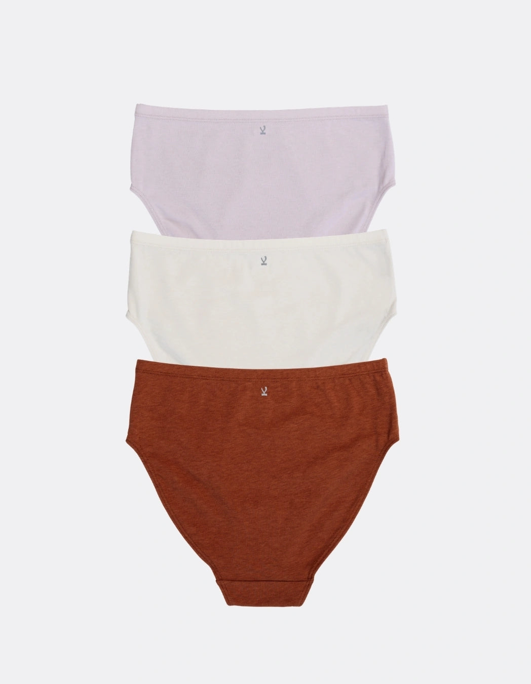 High Waist Briefs · Bundle of 3 · Warm Tones