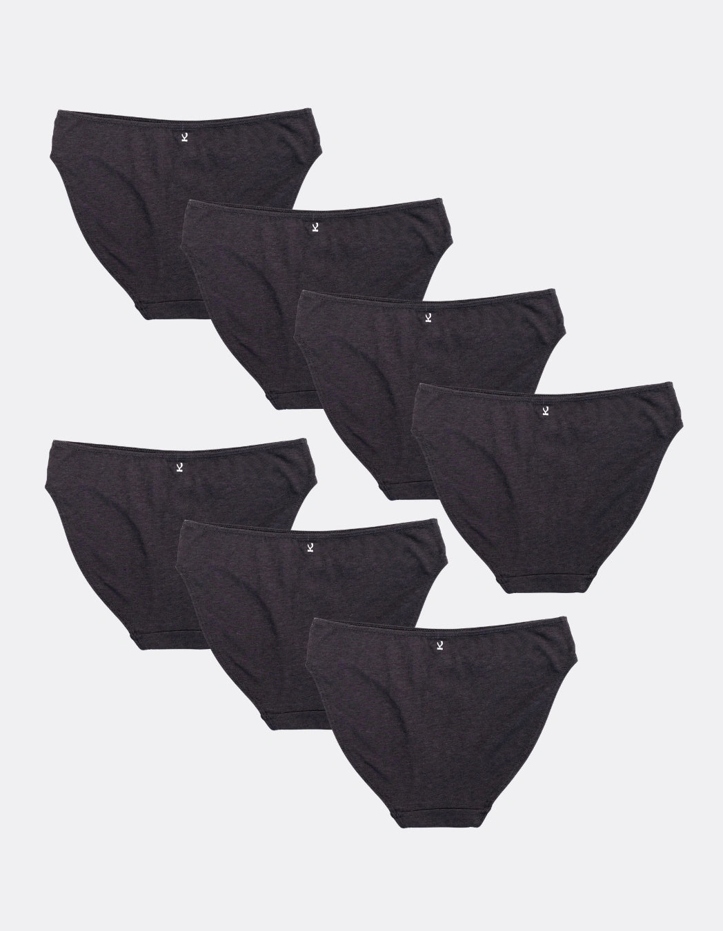 Cheeky Bikinis · Bundle of 7 · Charcoal