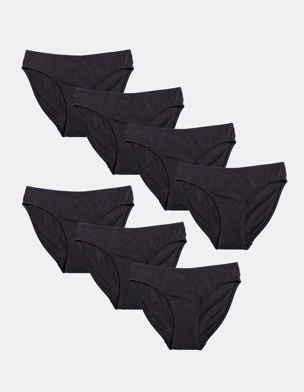 Cheeky Bikinis · Bundle of 7 · Charcoal